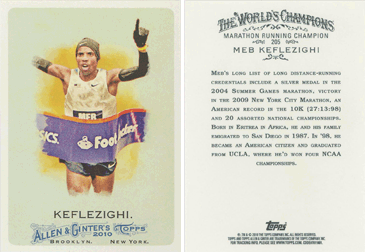 Allen & Ginter (Topps), 2010 - Meb Keflezighi