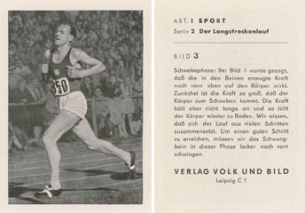 Die Bildert�te (Verlag Volk und Bild) - Emil Zatopek