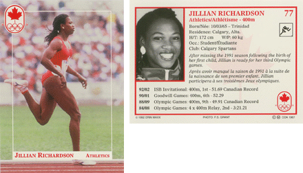 Canadian Summer Olympics (Maxx) - Jillian Richardson