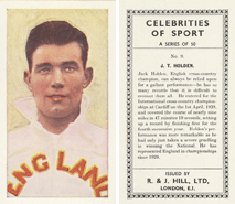Celebrities of Sport (R. & J. Hill, LTD ) - J.T. Holden