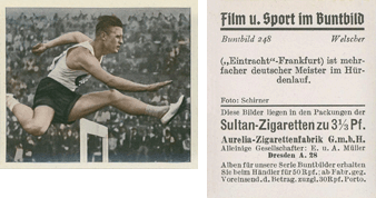 Film und Sport im Buntbild (Sultan/Aurelia Cigarettes)