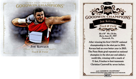 Goodwin Champions, 2016 - Joe Kovacs