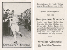 Greiling Sport Album, Serie Leichtathletik - Hannes Kolehmainen