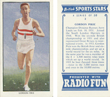 British Sports Stars (Radio Fun) - Gordon Pirie