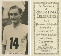 Sporting Celebrities (Simonets) - Lord Burghley