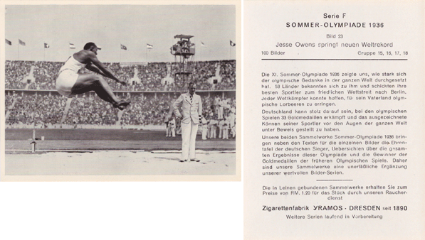Sommer Olympiade 1936 - Jesse Owens
