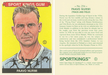 Sport Kings, Series E - Paavo Nurmi
