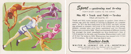 Sport - Yesterday and To-day (Cracker Jack)
