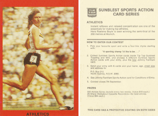 Sunblest Sports Action Series (Tip Top Bread) - Boyle