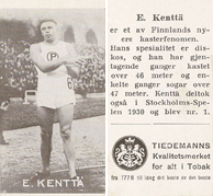 Tiedemanns - Eino Kentta