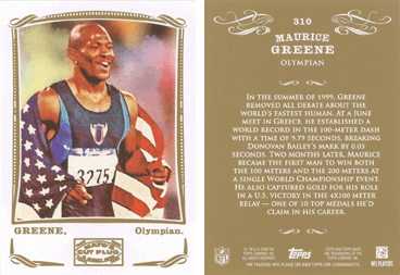 Topps Mayo (Topps) - Maurice Greene