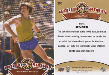 Upper Deck World of Sports - Bruce Jenner