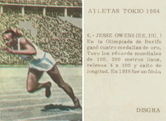 Atletas Tokio 1964 (Disgra) - Jesse Owens