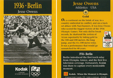 Century of Olympic Excellence (Kodak) - Jesse Owens