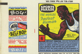 Sports Parade (Anglo American Chewing Gum), 1960 - Jesse Owens