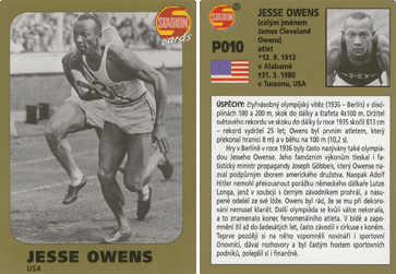 Stadion, Set 1 - Set 8 (Stadion), 2000-2005 - Jesse Owens