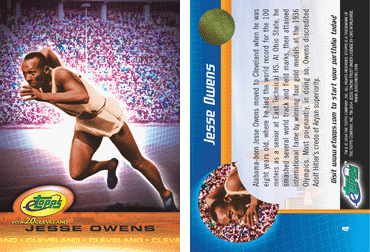eTopps (Topps) - Jesse Owens